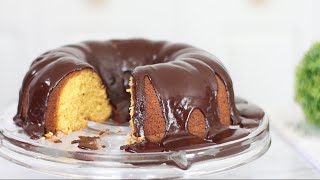 How to make YELLOW CAKE with Homemade CHOCOLATE GANACHE simple Tips to Doctor up Box Cake Mixes [upl. by Zadoc]