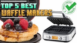 Best Waffle Maker Review  Top 5 Waffle Makers On The Market [upl. by Brigitte198]