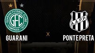 CLASSICO DERBY GUARANI X PONTE PRETA [upl. by Utta]