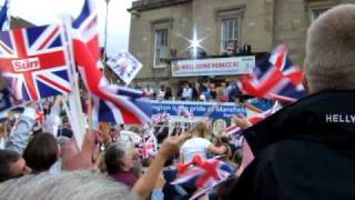 Mansfield welcomes Rebecca Adlington [upl. by Lurette]