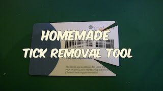 How to make a tick removal tool [upl. by Whitten833]