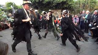 Beltane Border Morris  Logan Stone  Bay Horse Inn Totnes  27 Jun 24 [upl. by Anwahsit985]