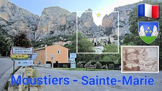 MoustiersSainteMarie 🇨🇵 📽 4K [upl. by Hardy]