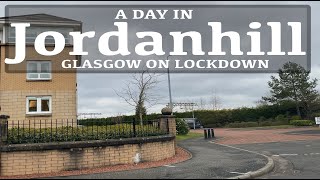 DRIVING AROUND JORDANHILL IN LOCKDOWNED GLASGOW [upl. by Micky]