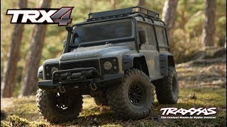 Traxxas TRX4 scale 110 Land Rover Defender [upl. by Lovel]