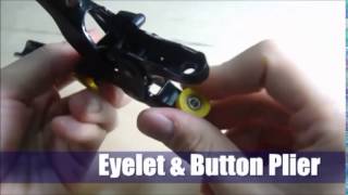 Eyelet and button pliers [upl. by Hubert662]