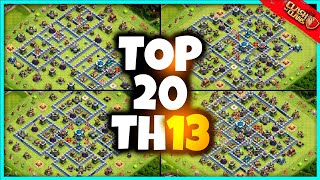 New BEST TH13 BASE WARTROPHY Base Link 2023 Top20 Clash of Clans  Town Hall 13 Farm Base [upl. by Neufer]