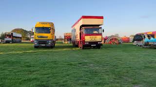 Wanstead Flats Easter Funfair preparation underway London [upl. by Lotte]