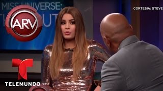 Ariadna Gutiérrez llora tras encuentro con Steve Harvey  Al Rojo Vivo  Telemundo [upl. by Yobybab]