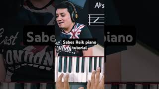 Sabes Reik parte 2 piano tutorial viralvideo viralshorts shorts shortvideo sabesreik [upl. by Holbrooke]