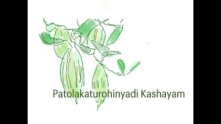 Patolakaturohinyadi Kashayam [upl. by Anjela]