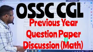 OSSC CGL 2023 Exam  Complete Arithmetic Explanation  OSSC CGL Previous Year Question Paper [upl. by Charbonnier964]