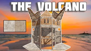 THE VOLCANO  CHEAP and DEFENDABLE 2X1 RUST Base  SoloDuoTrio 2023 [upl. by Araiet187]