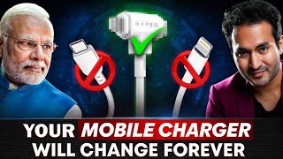 BIG NEWS Govt Announces New UNIVERSAL CHARGER For Every Phone [upl. by Ishmul]