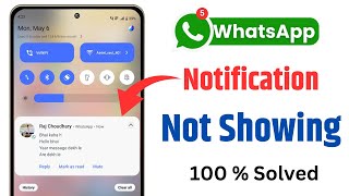 Whatsapp notification not showing on home screen  whatsapp notification show nhi ho raha hai [upl. by Yllime302]