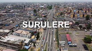 Surulere Lagos Nigeria 🇳🇬 Ride Through The Oldest City in Africa [upl. by Nauqan]