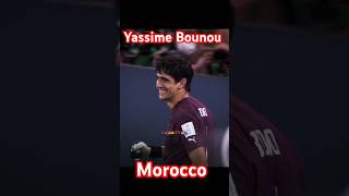 Yassine Bounou  Morocco goalkeeper football trending soccer worldcup fifa [upl. by Sibby]