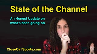 An Update from Lindsay on the Close Call Sports Channel Baseball Analysis and My Stress Level [upl. by Ileak]