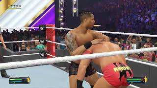 wwe2k23 2024 Carmelo Hayes vs LA Knight match [upl. by Scoles]