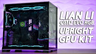 LIAN LI O11D EVO RGB  UPRIGHT GPU KIT  RTX 4080  R9 7900X3D [upl. by Neddra]