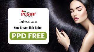 Pushp enRich Cream Hair Color  Ppd Free Hair Color  Ammonia Free Hair Color  Herbal Hair Colour [upl. by Dnalloh]