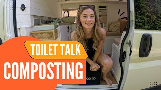 VAN LIFE  Composting Toilet [upl. by Acenom582]