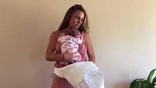 Zarpar Bebê Wrap Carrier  Newborn Tutorial [upl. by Yrrac983]