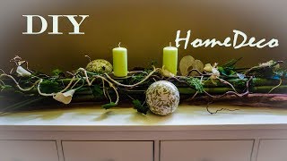 Tischdeko selber machen  🕶Coole Homedeco mit Stil  Gesteck Tutorial [upl. by Esilenna]