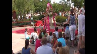 Chinese acrobats China Pavillon Epcot Disney World Orlandowmv [upl. by Brag]