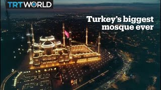 Istanbul’s new symbol Turkeys biggest mosque ever [upl. by Larual]