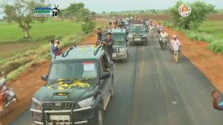 YS Jagan Convoy Visuals at Baba Nagar in Nandyal  9th Aug 2017 [upl. by Nalak]