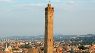 Asinelli Tower Bologna EmiliaRomagna Italy Europe [upl. by Ahsiyn]