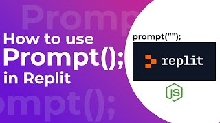 How to use Prompt in Replit Javascript JS Code [upl. by Joed]