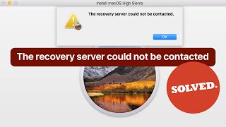 Top 4 How to Fix The Recovery Server Could Not Be Contacted on Macbook 2023 [upl. by Leirbag632]