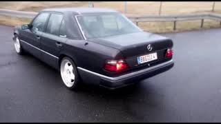 W124 Turbo launch control boost Mercedes Benz 550hp M103  M104 [upl. by Corbin]