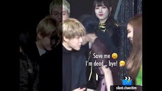 BTS Jimin amp BLACKPINK Rosé at Golden Disk Awards 2018 [upl. by Dionisio166]