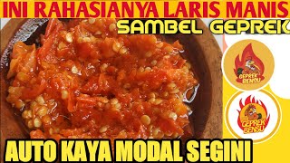 CARA MEMBUAT SAMBAL AYAM GEPREK BENSU ENAK SAMBEL AYAM GEPREK BAWANG PUTIH SAMBEL AYAM GEPREK [upl. by Kurtis686]