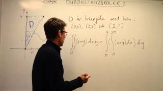 10b Dubbelintegraler exempel [upl. by Ttezil633]