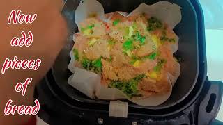 Egg amp Cheese toast cooking in Philips Air fryer [upl. by Fiorenza]