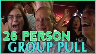 👫 26 Person HIGH LIMIT Group Pull 👫 at Seneca Niagara Casino ✦ 100person on Slot Machines [upl. by Nicolea]