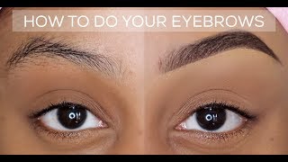 HOW TO QUICK AND EASY EYEBROW TUTORIAL  BEGINNER FRIENDLY  UPDATED BROW ROUTINE [upl. by Pauli]