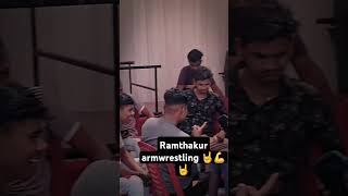 Ram thakur pro panja armwrestling panja love shortvideo 😈💪🤘🥇🤝🤜 [upl. by Xenia220]