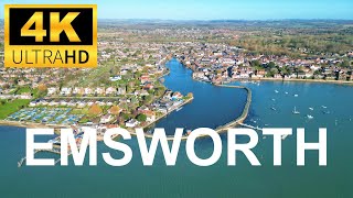 Captivating Aerial Views of Emsworth Havant Hampshire in Stunning 4K [upl. by Janessa]