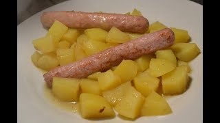 Saucisses pommes de terre au cookeo [upl. by Neelyt]