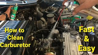 Basic carburetor cleaning using carburetor cleaner Kia prideFord festiva [upl. by Yllier]