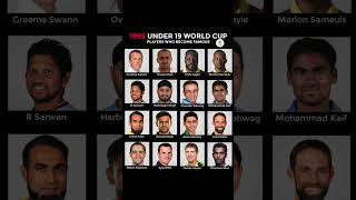 1998 Under 19 World Cup Players Who Become Famoucricketshorts u19worldcupfinalu19cricket cricket [upl. by Onaimad]