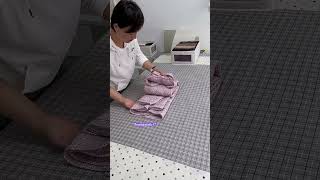 How to Stylishly Fold a Set of Thickened Pajamas fashion youtubeshorts clothfolding shorts [upl. by Bradly976]