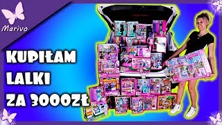 HAUL ZAKUPOWY BARBIE ZA 3000ZŁ 💰  oszalałam  CALE AUTO ZABAWEK  nowości LALKI LOL ŚWINKA PEPPA [upl. by Nohshan]