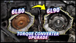 6L90 Torque Converter Install in an 6L80 Transmission  Silverado Sierra Tahoe Suburban Yukon [upl. by Endaira]