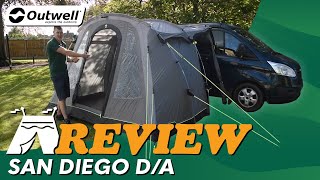 Outwell San Diego Driveaway Awning Review 2025 [upl. by Fattal427]